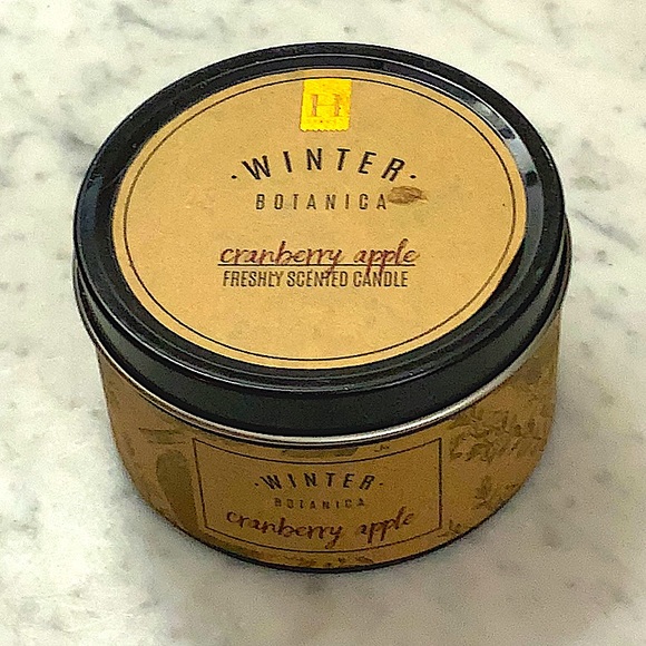 HAVEN STREET CANDLE CRANBERRY APPLE RED SOY WAX WINTER RICHLY SCENTED 1 WICK NEW - Picture 2 of 4